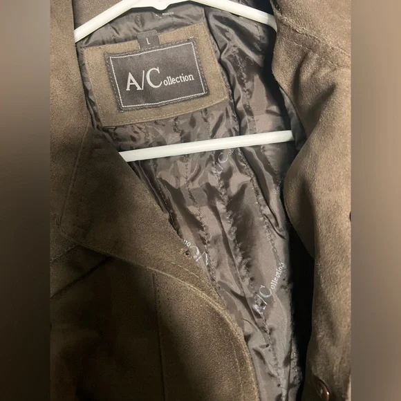 Women's Brown Trench Coat - Picture 6 of 7